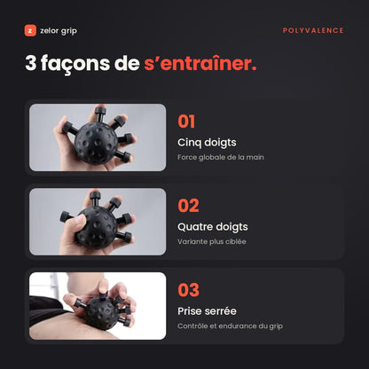 Zelor Grip : 3 façons de s'entraîner